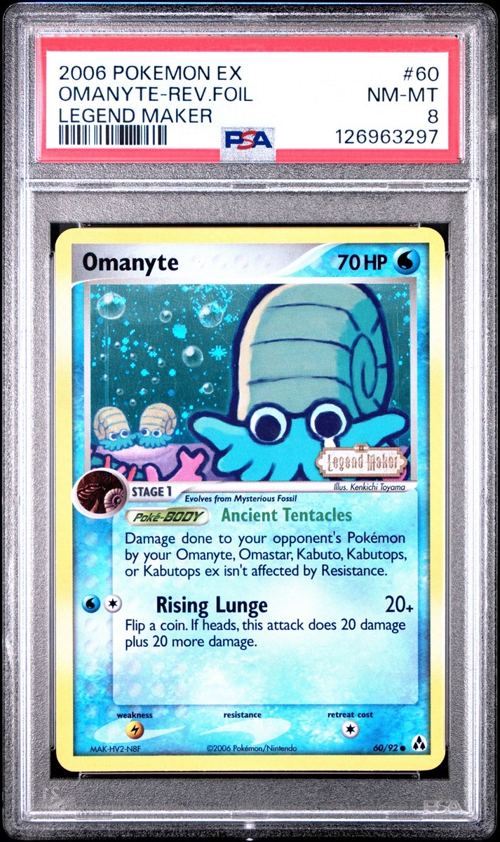 Omanyte 60/92 Legend Maker Reverse Holo for sale online | eBay