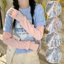 UV Protective Arm Sleeves for Running Cycling Golf Outdoor Activities Sun Protec