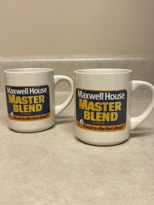 Set of 2 Vintage MAXWELL HOUSE Master Blend Coffee Mugs