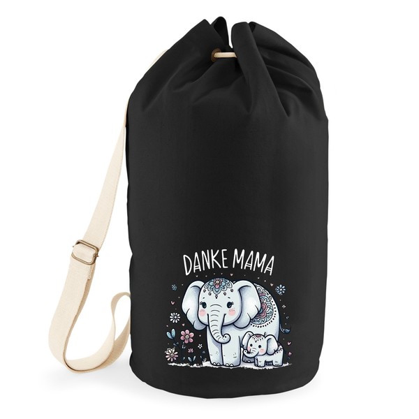 Seesack Danke Mama Elefanten Geschenkidee Danke Mama Geschenk PräSent Mitbringse-image