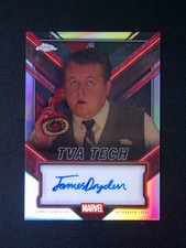 2025 Topps Chrome Deadpool James Dryden Tva Tech Auto