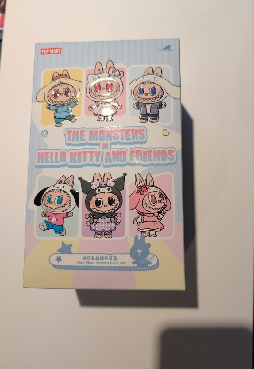 The Monsters Labubu Hello Kitty and Friends Sanrio Authentic