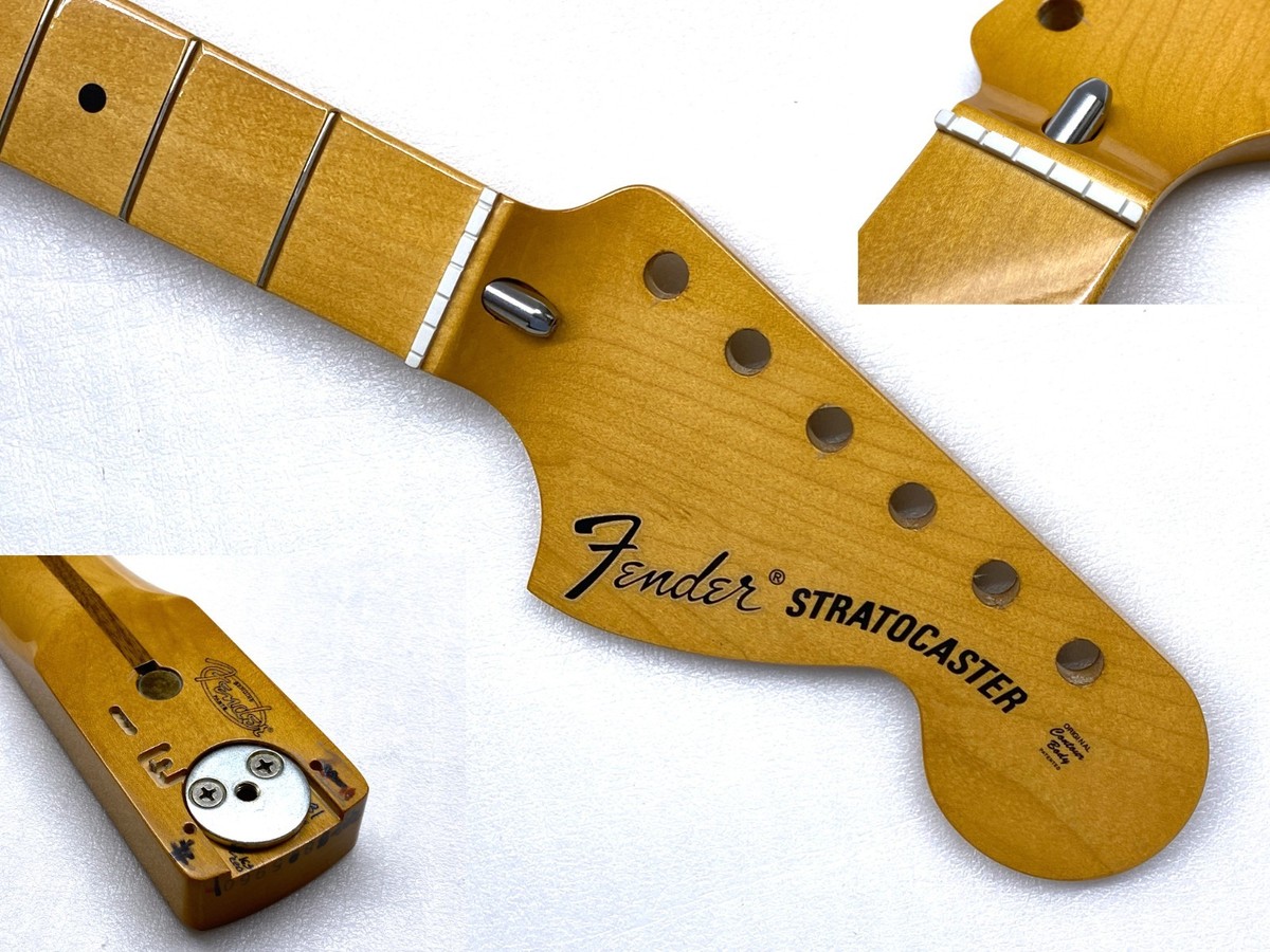 REAL PICS Fender Strat Neck Roasted Maple Vintera II 7.25 Radius U