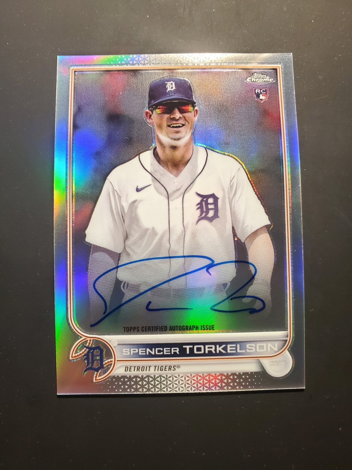 2022 Topps Chrome Spencer Torkelson Rookie Auto RC Refractor #/499 Tigers