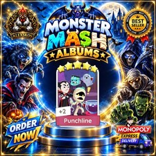 Punchline ?Monopoly Go Sticker MOGO 5s Go! Stickers ??FastDelivery