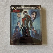 Marvel Ant-Man 4K Ultra HD Blu-ray/Digital Steelbook New Sealed