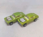 Matchbox Lesney Superfast No67 CAPRI HOT ROCKER X2 lot " TWO DIFFERENT GREENS "