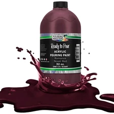 Pouring Masters Romance Novel Red 32-Ounce (Quart) Acrylic Pouring Paint