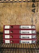 Porsche 924 Factory Workshop Service Manuals – Complete 4 Volume Set OEM