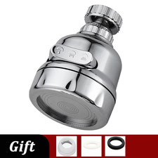 Kitchen Faucet Adapter 3 Modes Tap Splash Filter Nozzle Bathroom Water Saving Bu