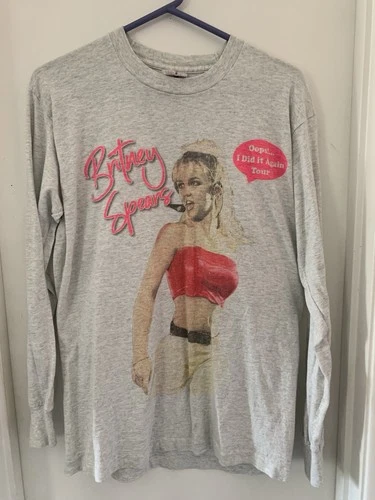 Britney Spears Oops I Did It Again Tour Concert Tou 2000s vintage concert t-shirt, vintage, single stitch, B+ condition