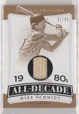 2017 Panini National Treasures All Decade 52/99 Mike Schmidt #AD-MS HOF 08jk