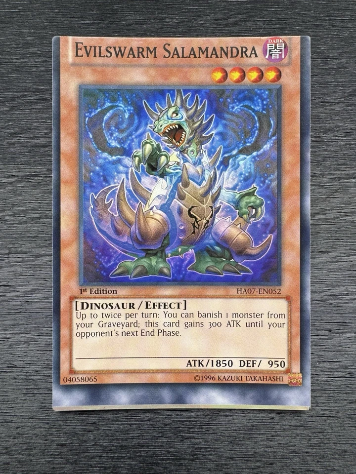 YuGiOh! Evilswarm Error Misprint Miscut Bundle HA07 1st Edition Super Rare NM - Image 2 of 4
