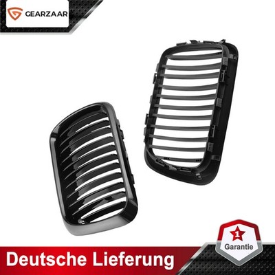 Nieren Grill Frontgrill Ersatz für BMW E36 96-99  Einzelsteg  Hochglanz Schwarz