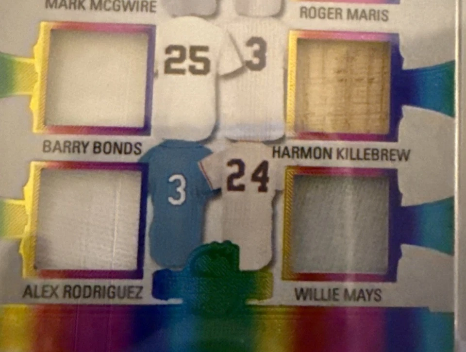 2025 Leaf Spectacular Baseball Heroes Foxx Maris Mays Judge Bonds McGwire ++ 3/3 - Image 4 of 4