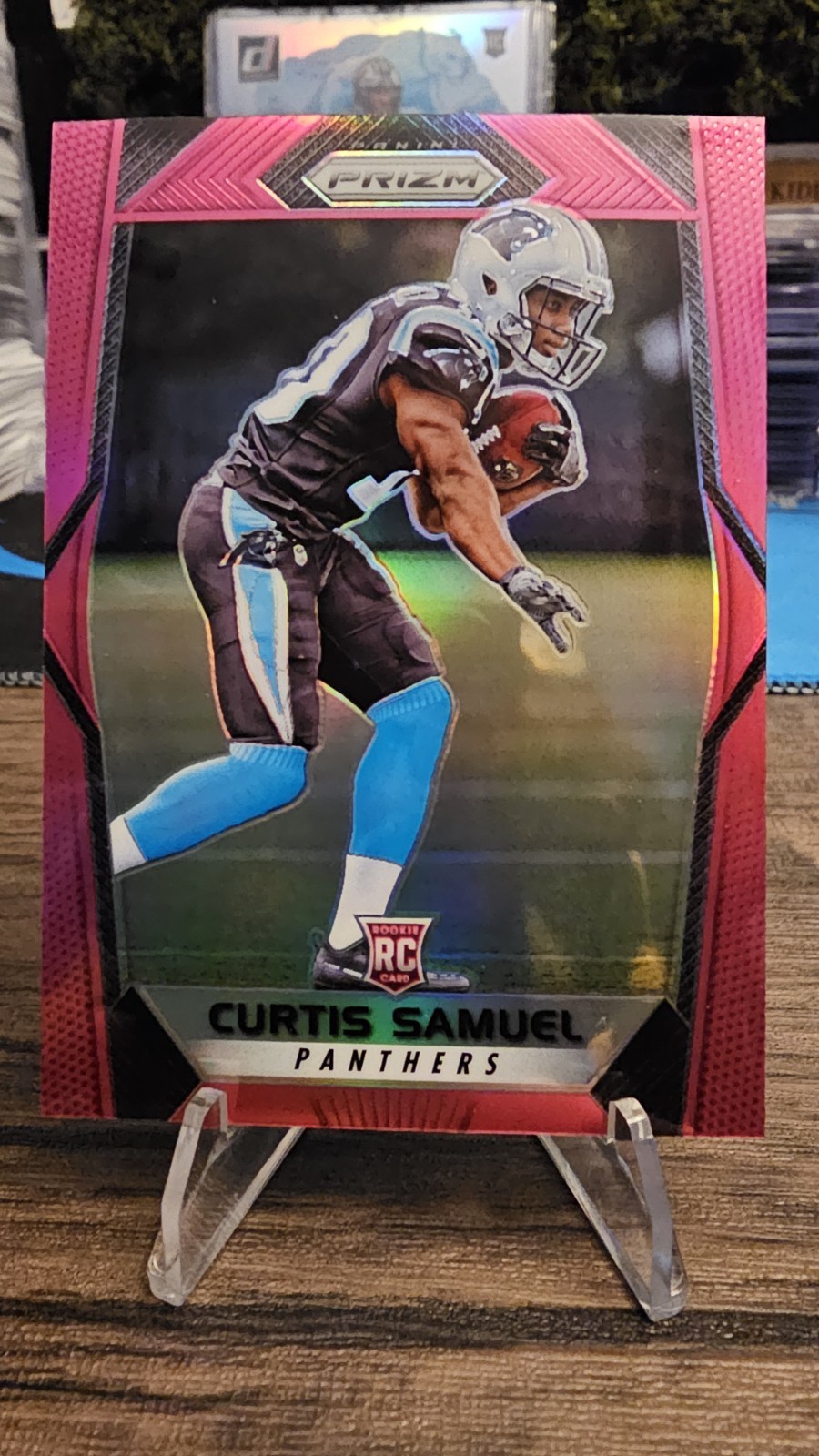 2017 Panini Prizm Rookies Curtis Samuel #221 Pink Prizm RC Panthers Bills 🔥🔥🔥