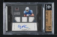 2012 Momentum Rookie Signatures RPS /599 Coby Fleener BGS 9.5 GEM MINT Auto 0s3