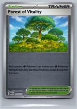 Reverse Holo Forest of Vitality 117/132 Uncommon Mega Evolution Pokemon NM