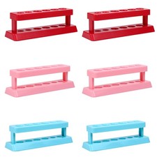 6Pcs Reusable Plastic Test Tube Racks Laboratory Teaching Tube Holder