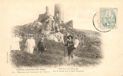 Neris-les-Bains ruines du Chateau de L_Ours