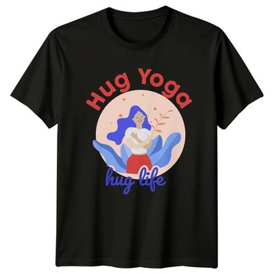 Umarmung Yoga Umarmung Leben Damen T-Shirt Meditation Yoga Geburtstag Geschenk für Sie