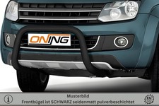 Frontb&uuml;gel f&uuml;r VW Amarok 2H 2010- SCHWARZ 70mm Frontschutzb&uuml;gel Gutachten