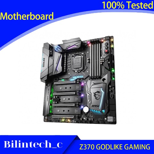 FOR MSI Z370 GODLIKE GAMING Z370 Motherboard Support i7 8700k 64GB DDR4 1151PIN