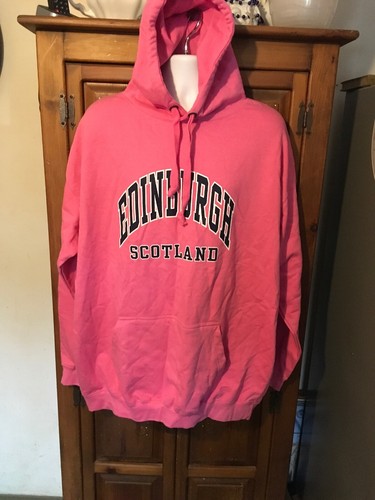 EDINBURGH SCOTLAND Pullover Hoodie rosa Größe XXL - Bild 2 von 3