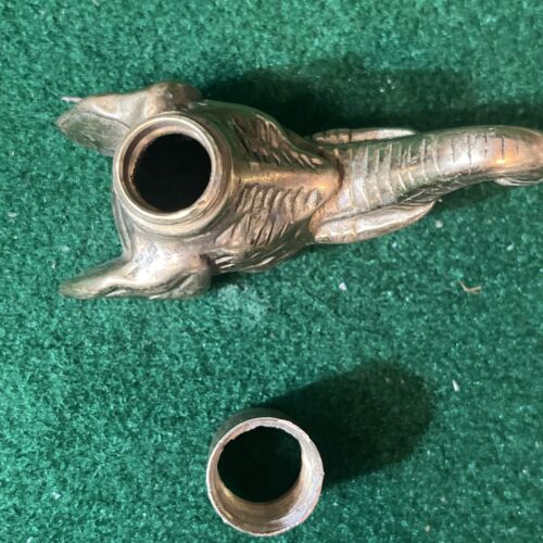 Walking Stick Vintage Designer Brass Elephant Face Handle - Picture 3 of 5