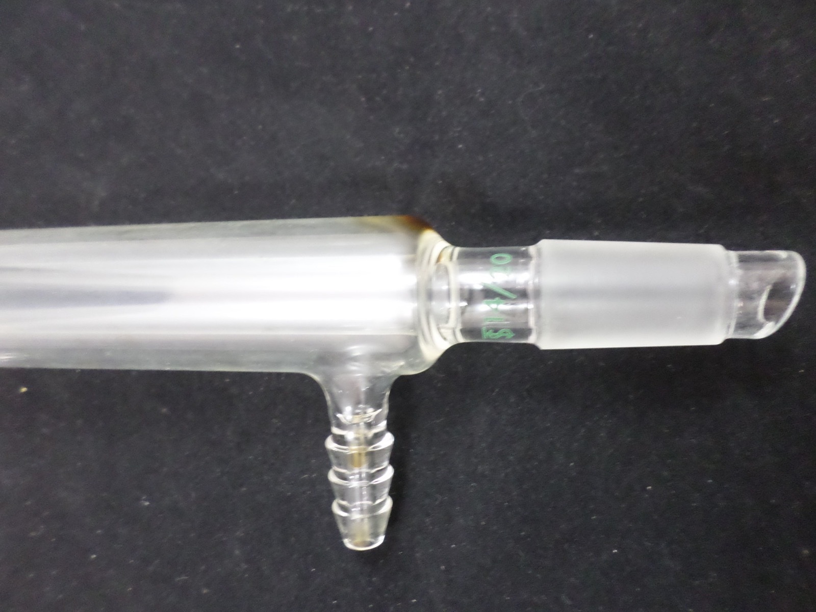 CHEMGLASS Glass 110mm Jacket Liebig Distillation Distilling Condenser