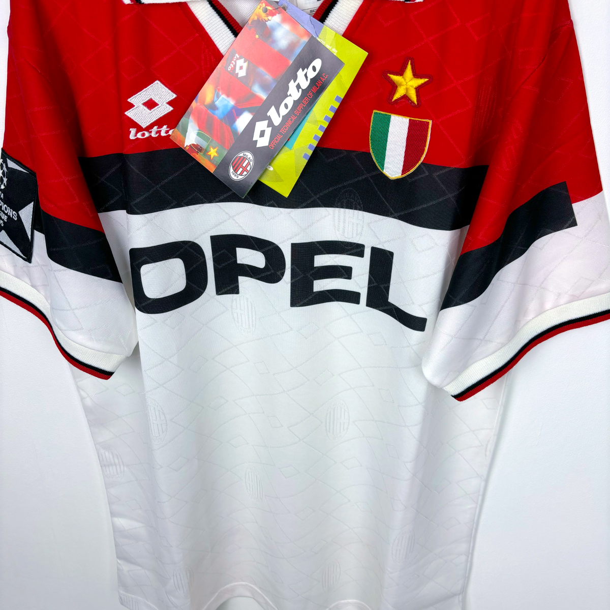 Original BNWT AC Milan 1994-1995 Away Champions League
