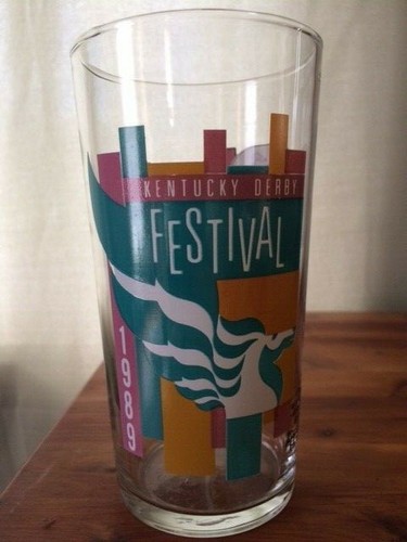 Kentucky Derby Festival Pegasus 1989 come nuovo Julep bicchiere da bere uomo cav - Foto 2 di 9
