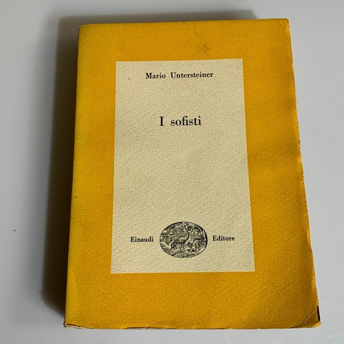 I sofisti. Mario Untersteiner. Einaudi Editore - Foto 1 di 5