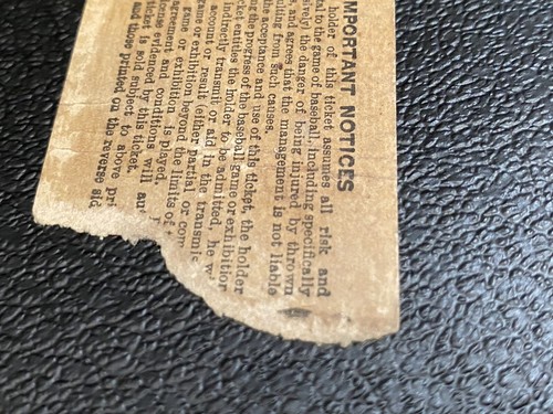 Vintage Yankees Ticket Stub August 4 1947 New York Vs Phi Athletics Yogi Berra - Picture 10 of 10