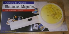 Illuminated Magnifier with comfort lighting 110mm diameter lens