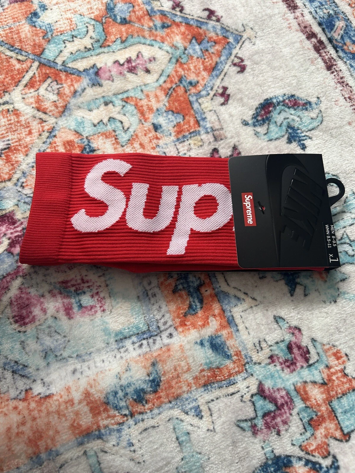 Chaussettes Supreme Nike Lightweight Crew rouge