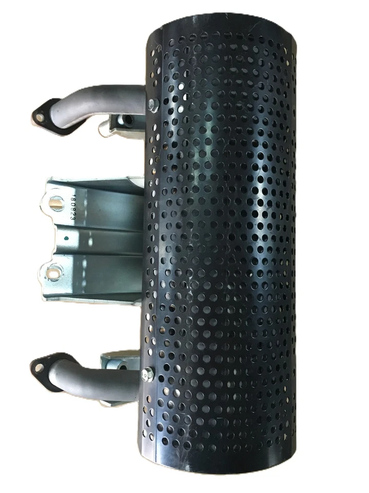 Fit for Honda GX630 GX690 Muffler Assy Left Exhaust to Motor side W/Gaskets - Image 2 of 2