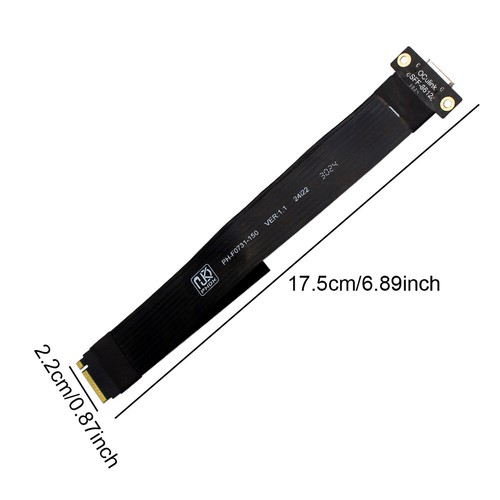 M.2 NVMe To Oculink SFF-8611 SFF-8612 Female Adapter Cable Extension Cable - Afbeelding 5 van 5