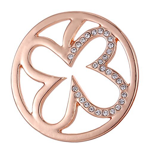 Morella Ciondolo Rotondo Coins 33 Mm Per Donna - Moneta In Metallo, Design Moderno, Intercambiabile Per Collane E Bracciali - 3