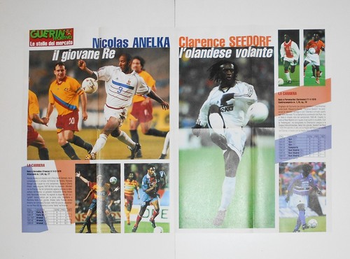 GUERIN SPORTIVO MAXI POSTER AFFICHE CLAUDIO LOPEZ E NICOLAS ANELKA 1999 - Picture 2 of 2