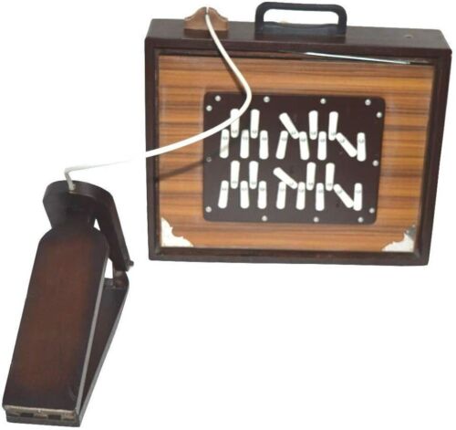SUPERFEINE QUALITÄT - TEAKHOLZ - GROSSE GRÖSSE (16" X 12" X 3") SHRUTI BOX 440hz - Bild 4 von 4