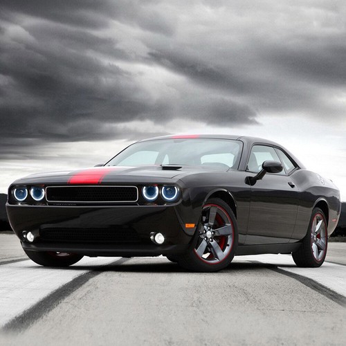 VLAND Headlights Projector DRL +LED Bulbs Kits For Dodge Challenger 2008-2014 - Picture 18 of 20