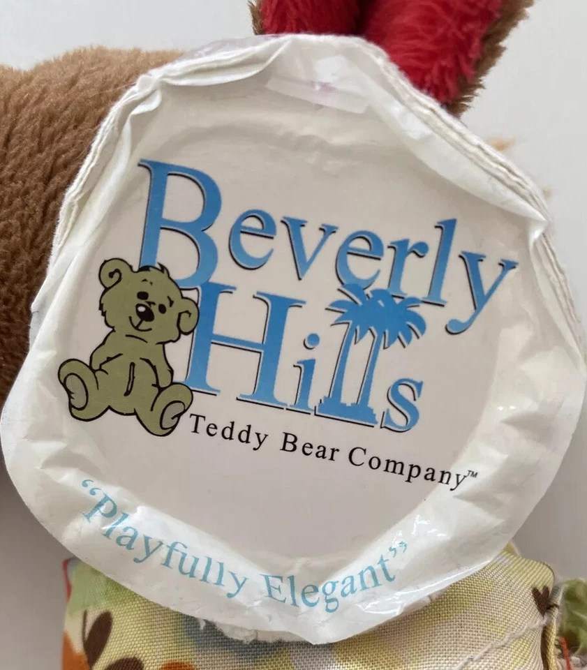 Beverly Hills Teddy Bear Co. Brown Pony Horse Plush Stuffed Animal Soft Toy - Image 3 of 4