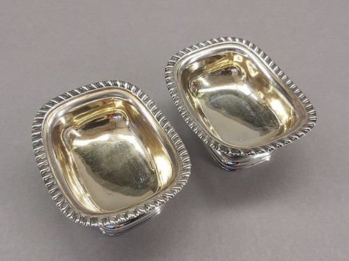 A Fine Pair Of Antique Georgian Regency Solid Silver Salts, Reid & Son Newcastle - Picture 7 of 9