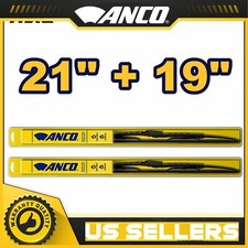Conventional Windshield Anco Wiper Blades Size 21 19 Front Left And Right
