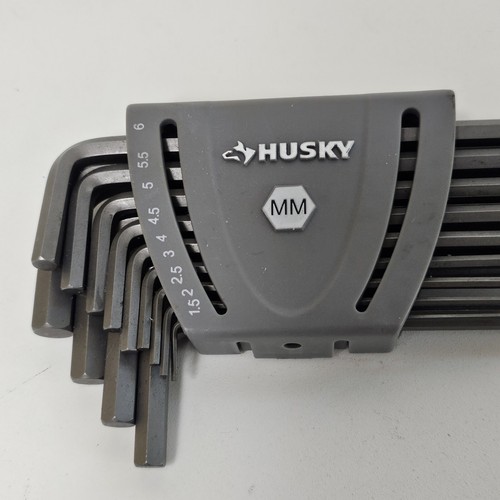 Husky Metric Long Arm Hex Key Set Set includes 13 Metric Keys (Black oxide) - Picture 6 of 8