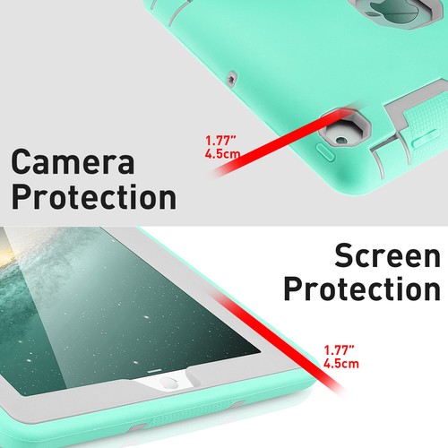For iPad 4th Generation 9.7 inch(2012) Case Rugged Shockproof Heavy Duty Cover - Picture 43 of 51