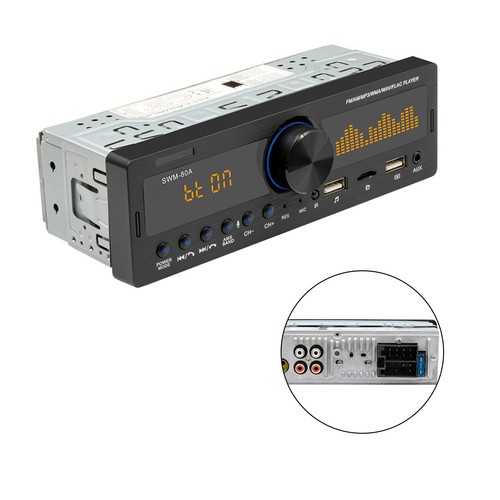 1 DIN Car Stereo Radio Remote Control Car MP3 Multimedia Player SWM-80A Upgrade - Picture 9 of 10