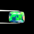 1.88 Ct IF Top Cushion 10.7 x 7.9 MM Genuine Rainbow Multi Colors Play Welo Opal