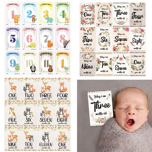 12 Sheet Baby Card Photo Sharing Cards Moment Set Baby - Bild 2 von 10